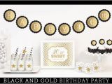 Black and Gold 30th Birthday Decorations Kara 39 S Party Ideas 30th Birthday Party Ideas Kara 39 S
