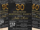 Black and Gold 30th Birthday Invitations Fabulous 30th Black and Gold Birthday Party by
