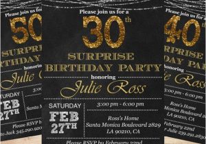 Black and Gold 30th Birthday Invitations Fabulous 30th Black and Gold Birthday Party by