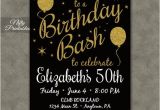 Black and Gold 30th Birthday Invitations Printable Birthday Invitations Black Gold Glitter 20 21 30th