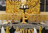 Black and Gold 50th Birthday Party Decorations Black and Gold Leopard Skin Birthday Quot Glamorous Black