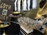 Black and Gold 60th Birthday Decorations Black Gold Birthday Party Ideas Photo 5 Of 16 Catch