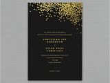 Black and Gold Birthday Invitations Free Celebration Invitation Black and Gold