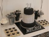 Black and Silver 21st Birthday Decorations Little Big Company the Blog A Black and Silver themed