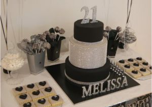Black and Silver 21st Birthday Decorations Little Big Company the Blog A Black and Silver themed