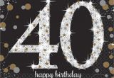 Black and Silver 40th Birthday Decorations 16 X Black Age 40 Napkins Black Gold Silver 40th Birthday