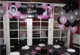 Black and Silver 50th Birthday Decorations Birthday Party Decor theme Pink Silver Black 50th