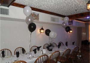 Black and Silver 50th Birthday Decorations White Silver and Black Party Decorations by Teresa
