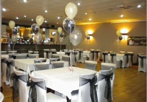 Black and Silver 50th Birthday Party Decorations Elegant 50th Birthday Decorations Black White 50th