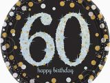 Black and Silver 60th Birthday Decorations 8 Gold Celebration Age 60 Paper Plates Silver Gold Black