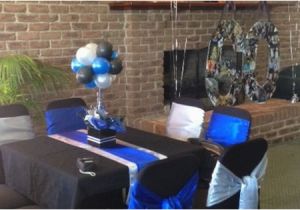 Black and Silver 60th Birthday Decorations Blue Black and Silver 60th Birthday Decorations My
