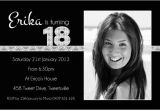 Black and White 18th Birthday Decorations Free Black and White Birthday Invitations Design Free