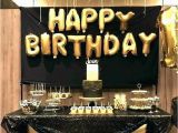 Black and White 18th Birthday Decorations Navy and Gold Decorations Black and Gold Centerpieces