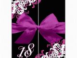 Black and White 18th Birthday Decorations ornamental Corner Pattern Gatefold 18th Invitations