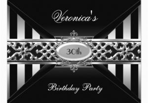 Black and White 30th Birthday Invitations Most Popular 30th Birthday Party Invitations