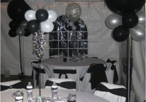 Black and White 40th Birthday Party Decorations Anniversaire Idees De Fete D 39 Anniversaire and soirees