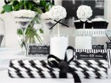 Black and White 40th Birthday Party Decorations Kara 39 S Party Ideas Stylish Black and White 40th Birthday