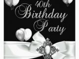 Black and White 50th Birthday Decorations 40th Birthday Party Black White Silver Balloons 5 25×5 25