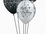 Black and White 50th Birthday Decorations Elegant 40th Birthday Balloon Bouquet Party Fever