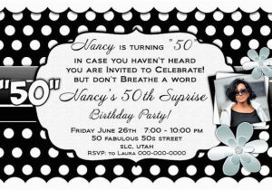 Black and White 50th Birthday Party Invitations Black and White Birthday Invitations Ideas Bagvania Free