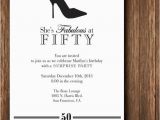 Black and White 50th Birthday Party Invitations Diy Printable Pdf and Jpeg Classic Invites Stiletto