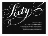 Black and White 60th Birthday Invitations Black and White 60th Birthday Invitations Zazzle