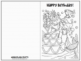 Black and White Birthday Cards Printable 6 Best Images Of Printable Folding Birthday Cards