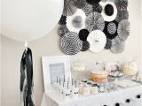 Black and White Birthday Party Decoration Ideas Black and White Party Decorations Sandy Party Decorations