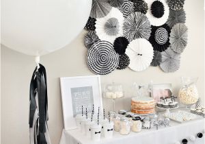 Black and White Birthday Party Decoration Ideas Black and White Party Decorations Sandy Party Decorations