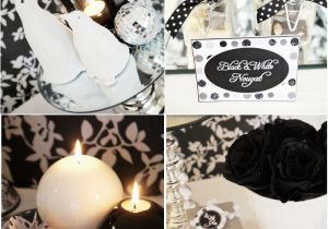 Black and White Birthday Party Decoration Ideas White Party Decorations Party Favors Ideas