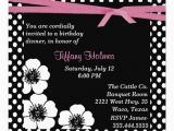 Black and White Polka Dot Birthday Invitations Black White Polka Dot Birthday Invitation 5 25 Quot Square