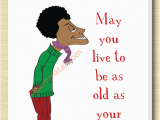 Black Man Birthday Card African American Male Birthday Card A African Birthday