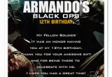 Black Ops Birthday Invitations 8 Call Of Duty Black Ops Birthday Party Invitations Ebay