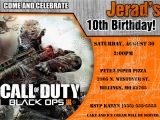 Black Ops Birthday Invitations Call Of Duty Black Ops 3 Birthday Invitation Kustom