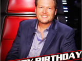 Blake Shelton Birthday Card for His Birthday Blake Shelton Wants You to Donate to