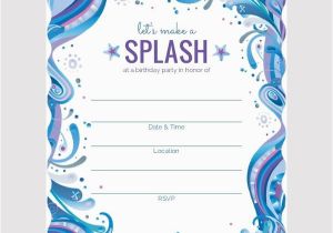 Blank Birthday Invitations to Print Blank Birthday Invitations First Birthday Invitations