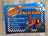 Blaze and the Monster Machines Birthday Invitations Templates Blaze and the Monster Machines Birthday Party Supplies and