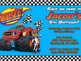 Blaze and the Monster Machines Birthday Invitations Templates Blaze and the Monster Machines Invitations General Prints