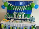 Blue and Green Birthday Party Decorations 35 Best Images About I Paper Plate Backdrops On