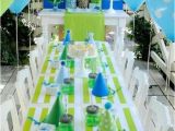 Blue and Green Birthday Party Decorations Blue Green Birthday Party Pinterest Cumple