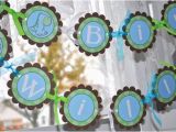 Blue and Green Birthday Party Decorations Dinosaur Birthday Banner Boys Birthday Party Decorations
