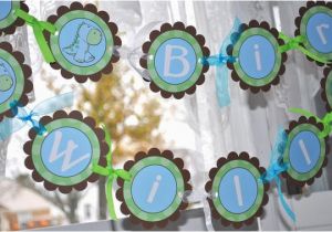 Blue and Green Birthday Party Decorations Dinosaur Birthday Banner Boys Birthday Party Decorations