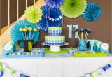 Blue and Green Birthday Party Decorations I Love Doing All Things Crafty Simple Blue and Green