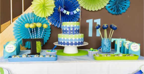 Blue and Green Birthday Party Decorations I Love Doing All Things Crafty Simple Blue and Green