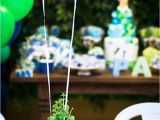 Blue and Green Birthday Party Decorations Kara 39 S Party Ideas Green and Blue Balloon Party Decor