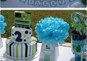 Blue and Green Birthday Party Decorations Lime Green and Blue Train Birthday Party Ideas In Blume