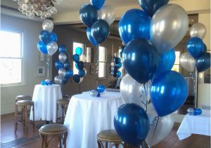 Blue and Silver Birthday Decorations Buy Glossy Latex Balloons Pack Of 20 Online In Pakistan
