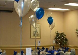 Blue and Silver Birthday Decorations Party People Celebration Company Custom Balloon Decor