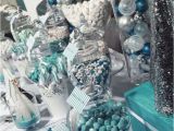 Blue and Silver Birthday Decorations Winter Wonderland Christmas Holiday Party Ideas Photo 5