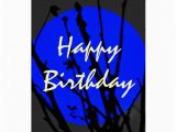 Blue Moon Cards Birthday Blue Happy Birthday Cards Zazzle